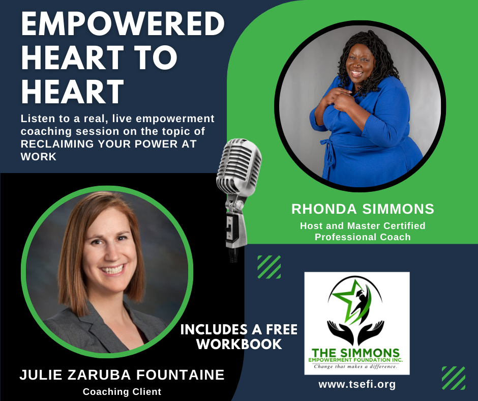 Podcast interview with Rhonda Simmons and Julie Zaruba Fountaine.